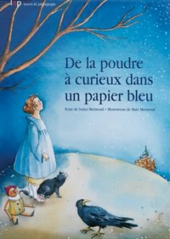 De la poudre à curieux dans un papier bleu