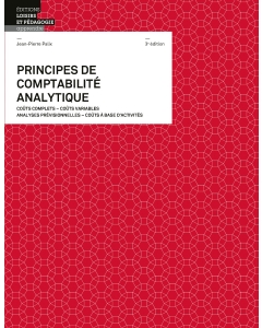 Principes de comptabilité analytique