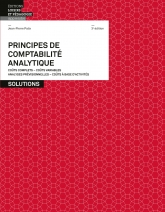 Principes de comptabilité analytique